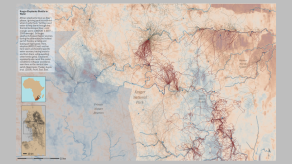 Elephant movement map